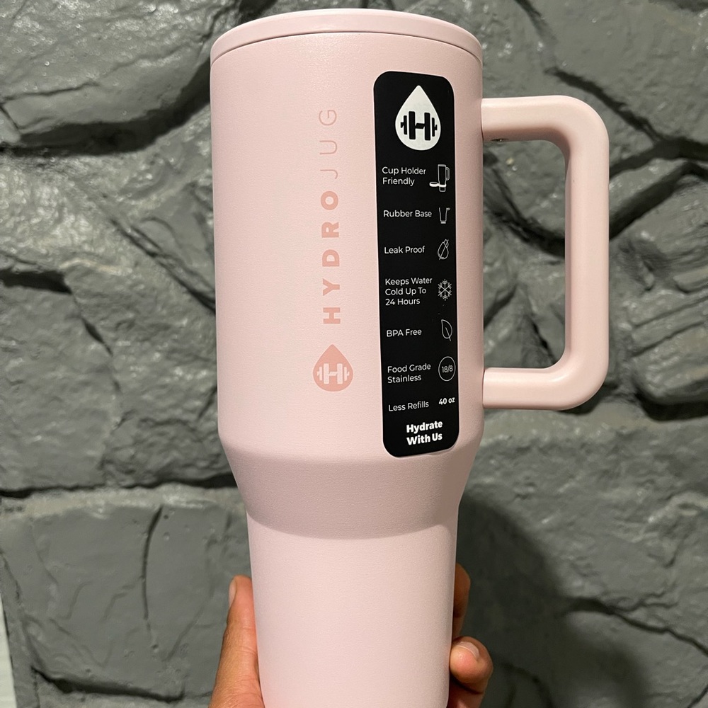 Hydrojug Traveler 40 Oz Tumbler Pink Sand